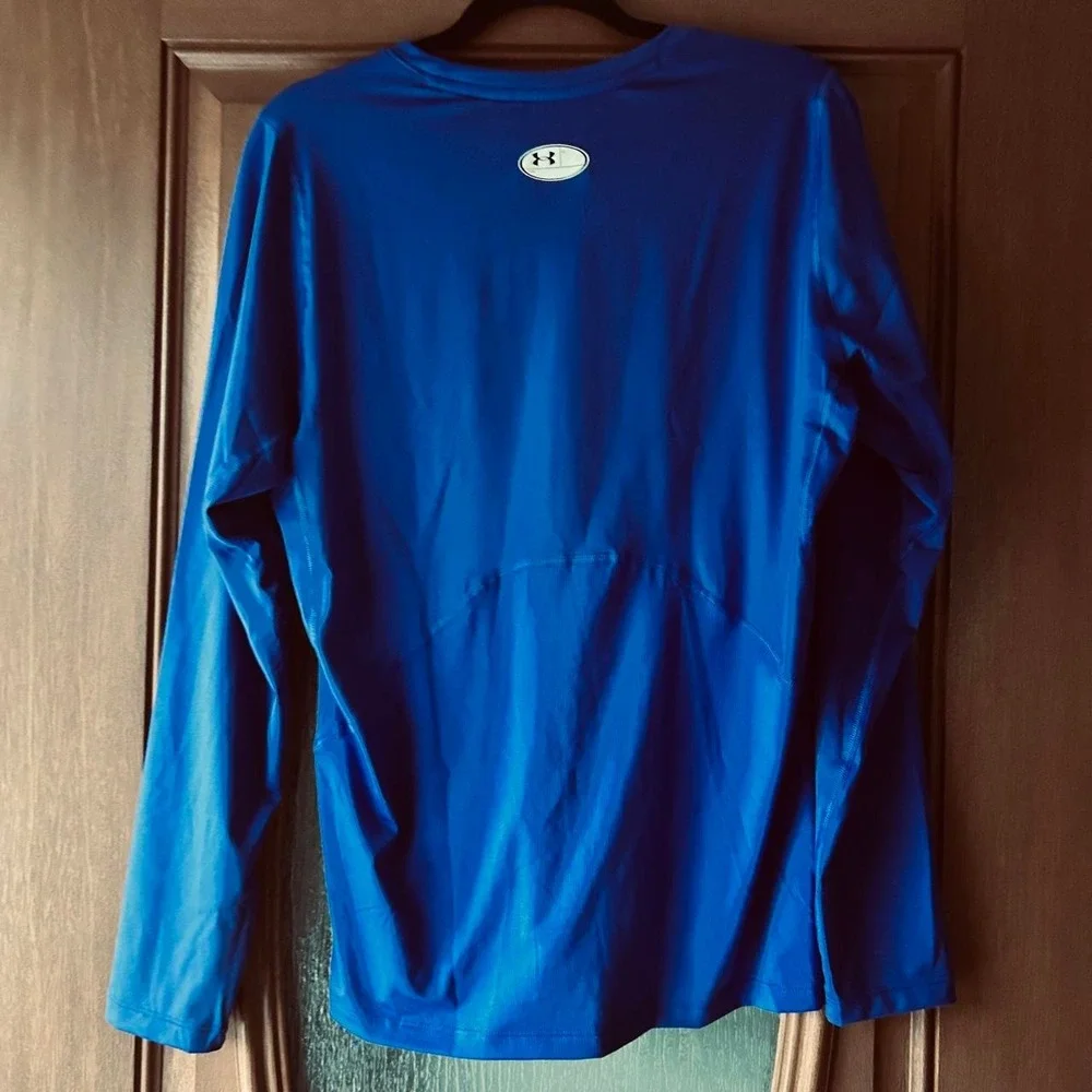 Under armour men's rash guard royal blue 2XL EUC